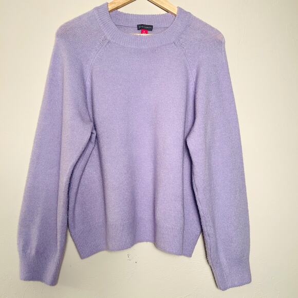 Vince Camuto Women´s Marshmello Cottage Pastel Lilac Mock Neck sweater size XL - Picture 5 of 10